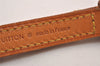 Authentic Louis Vuitton Leather Shoulder Strap Beige 41.5-48.4" LV 1660J