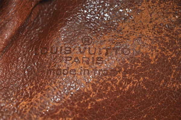 Auth Louis Vuitton Monogram Petit Marceau Shoulder Cross Bag Old Model LV 1661I