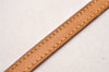 Authentic Louis Vuitton Leather Shoulder Strap Beige 46.5" LV 1662J