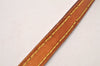 Authentic Louis Vuitton Leather Shoulder Strap Beige 46.5" LV 1662J