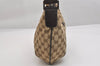 Authentic GUCCI Shoulder Cross Body Bag GG Canvas Leather 181092 Brown 1662K