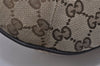 Authentic GUCCI Shoulder Cross Body Bag GG Canvas Leather 181092 Brown 1662K
