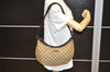 Authentic GUCCI Shoulder Cross Body Bag GG Canvas Leather 181092 Brown 1662K