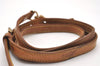 Authentic Louis Vuitton Leather Shoulder Strap Beige 40-46.5" LV 1663J