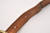 Authentic Louis Vuitton Leather Shoulder Strap Beige 40-46.5" LV 1663J