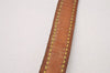 Authentic Louis Vuitton Leather Shoulder Strap Beige 40-46.5" LV 1663J