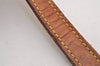 Authentic Louis Vuitton Leather Shoulder Strap Beige 40-46.5" LV 1663J