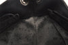 Authentic GUCCI Bamboo Shoulder Bag GG Suede Leather Black 0013007 Junk 1663K