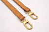 Authentic Louis Vuitton Leather Shoulder Strap Beige 46.9" LV 1664J