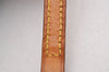 Authentic Louis Vuitton Leather Shoulder Strap Beige 46.9" LV 1664J