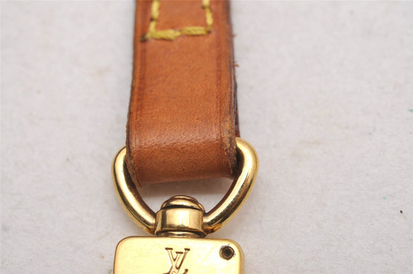 Authentic Louis Vuitton Leather Shoulder Strap Beige 46.9" LV 1664J