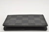 Authentic Louis Vuitton Damier Graphite Organizer De Posh N63075 Card Case 1664K