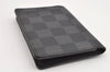 Authentic Louis Vuitton Damier Graphite Organizer De Posh N63075 Card Case 1664K