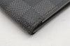 Authentic Louis Vuitton Damier Graphite Organizer De Posh N63075 Card Case 1664K