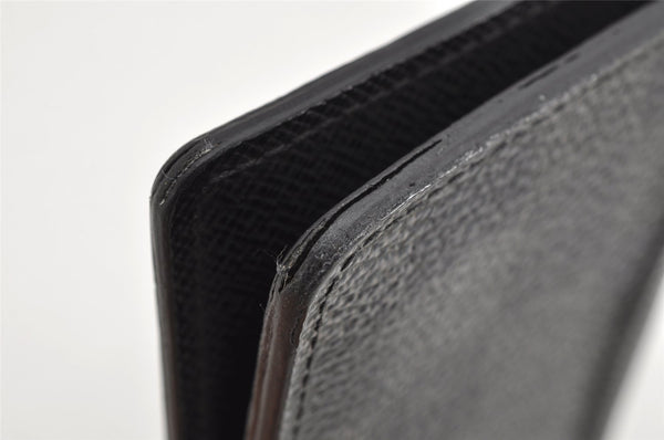 Authentic Louis Vuitton Damier Graphite Organizer De Posh N63075 Card Case 1664K