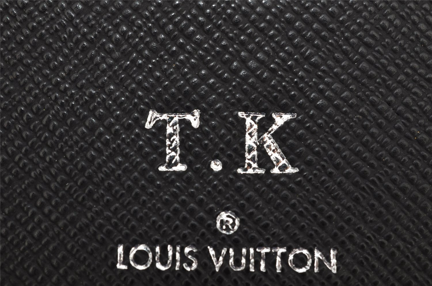 Authentic Louis Vuitton Damier Graphite Organizer De Posh N63075 Card Case 1664K