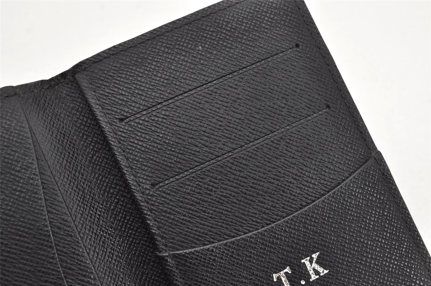 Authentic Louis Vuitton Damier Graphite Organizer De Posh N63075 Card Case 1664K