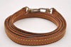 Authentic Louis Vuitton Leather Shoulder Strap Beige 46.9" LV 1665J