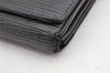 Auth Louis Vuitton Epi Porte Monnaie Billets Tresor Wallet Black M63502 LV 1665K