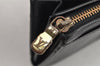 Auth Louis Vuitton Epi Porte Monnaie Billets Tresor Wallet Black M63502 LV 1665K