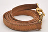 Authentic Louis Vuitton Leather Shoulder Strap Beige 51.2" LV 1666J