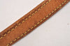 Authentic Louis Vuitton Leather Shoulder Strap Beige 51.2" LV 1666J