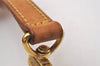 Authentic Louis Vuitton Leather Shoulder Strap Beige 51.2" LV 1666J