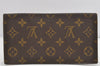 Authentic Louis Vuitton Monogram Porte Chequier Double M62223 Long Wallet 1666K