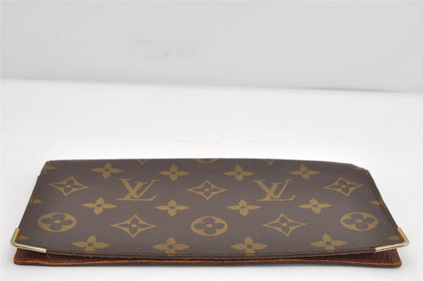 Authentic Louis Vuitton Monogram Porte Chequier Double M62223 Long Wallet 1666K