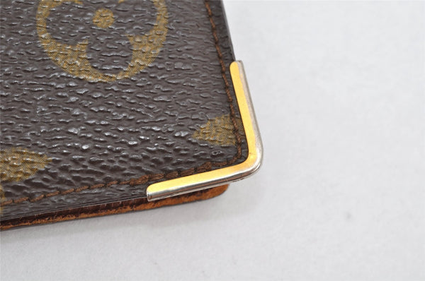 Authentic Louis Vuitton Monogram Porte Chequier Double M62223 Long Wallet 1666K