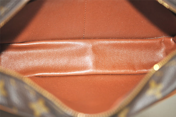 Authentic Louis Vuitton Monogram Compiegne 28 Clutch Hand Bag M51845 LV 1667I