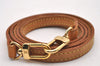 Authentic Louis Vuitton Leather Shoulder Strap Beige 45.9" LV 1667J