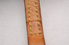 Authentic Louis Vuitton Leather Shoulder Strap Beige 45.9" LV 1667J