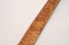 Authentic Louis Vuitton Leather Shoulder Strap Beige 46.7" LV 1668J