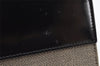 Authentic GUCCI Jackie Vintage Bifold Wallet Purse Canvas Leather Black 1668K