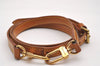 Authentic Louis Vuitton Leather Shoulder Strap Beige 40.7-47.2" LV 1669J