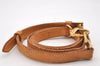 Authentic Louis Vuitton Leather Shoulder Strap Beige 41.1-48" LV 1670J