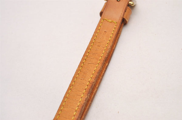 Authentic Louis Vuitton Leather Shoulder Strap Beige 41.1-48" LV 1670J