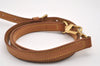 Authentic Louis Vuitton Leather Shoulder Strap Beige 40.4-46.9" LV 1671J