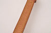 Authentic Louis Vuitton Leather Shoulder Strap Beige 40.4-46.9" LV 1671J