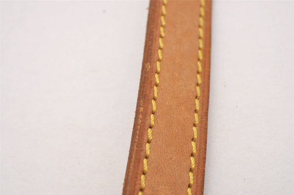 Authentic Louis Vuitton Leather Shoulder Strap Beige 40.4-46.9" LV 1671J