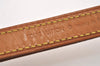 Authentic Louis Vuitton Leather Shoulder Strap Beige 40.4-46.9" LV 1671J