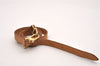 Authentic Louis Vuitton Leather Shoulder Strap Beige 40.4-46.9" LV 1671J