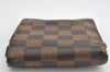 Auth Louis Vuitton Damier Porte Billet Carte Credit Monnaie N61665 Wallet 1671K