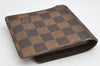 Auth Louis Vuitton Damier Porte Billet Carte Credit Monnaie N61665 Wallet 1671K