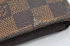 Auth Louis Vuitton Damier Porte Billet Carte Credit Monnaie N61665 Wallet 1671K