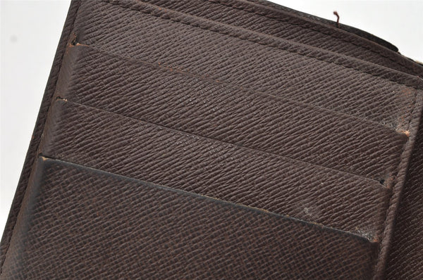 Auth Louis Vuitton Damier Porte Billet Carte Credit Monnaie N61665 Wallet 1671K
