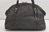 Authentic GUCCI 2Way Shoulder Hand Bag GG PVC Leather 309614 Brown 1674J