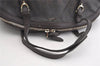 Authentic GUCCI 2Way Shoulder Hand Bag GG PVC Leather 309614 Brown 1674J