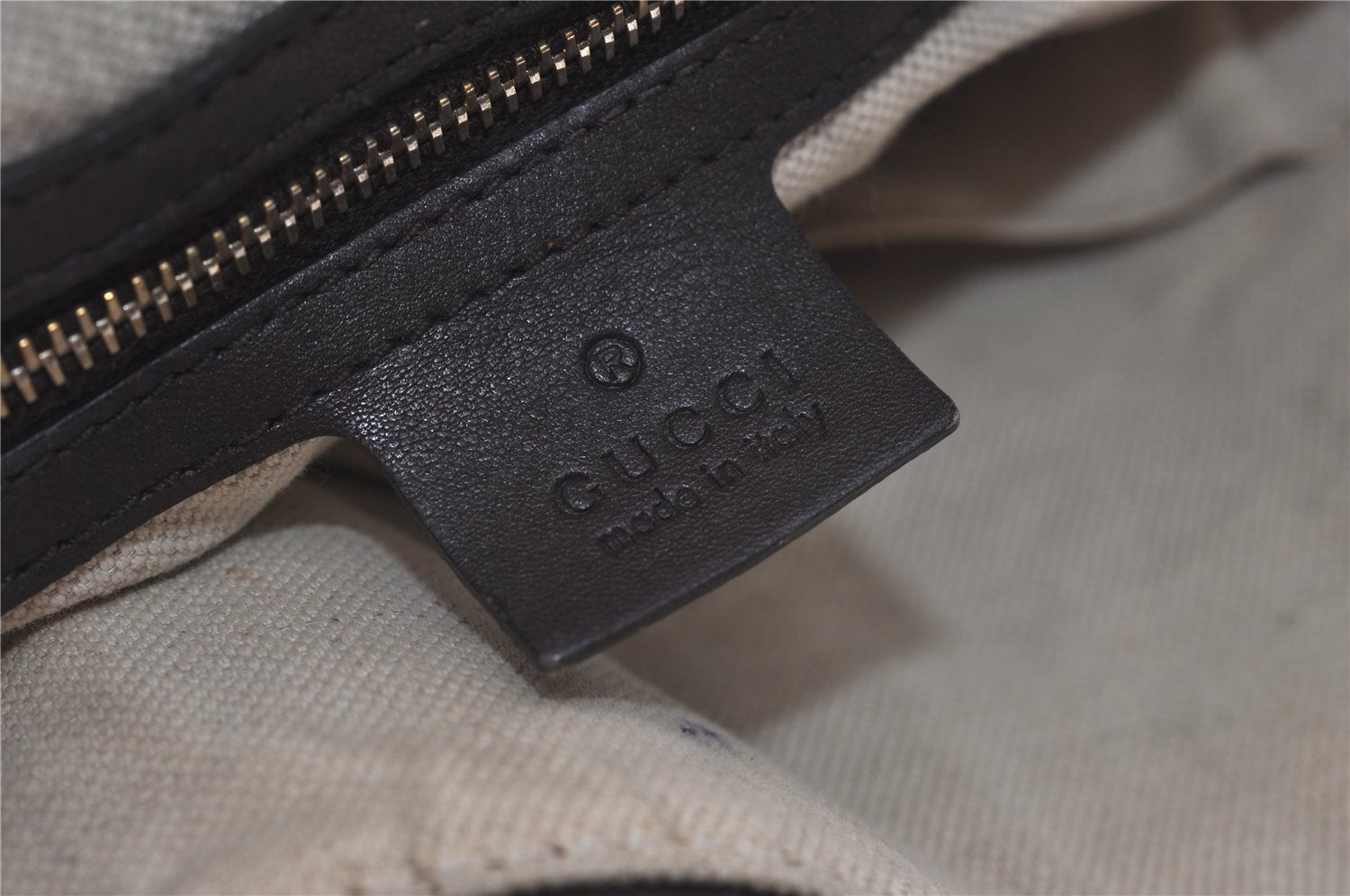 Authentic GUCCI 2Way Shoulder Hand Bag GG PVC Leather 309614 Brown 1674J